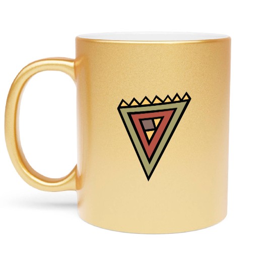 Native American Symbol Metallic Mugs
