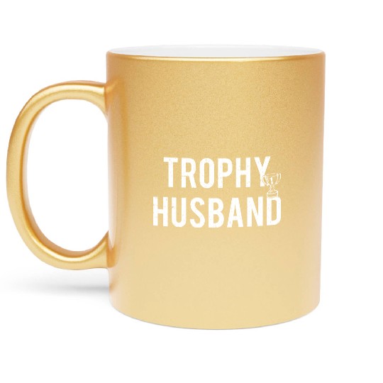 Trophy Husband Metallic Mugs
