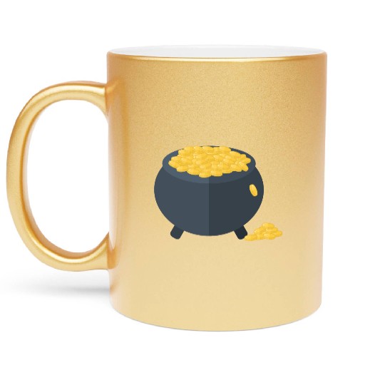 Gold Metallic Mugs