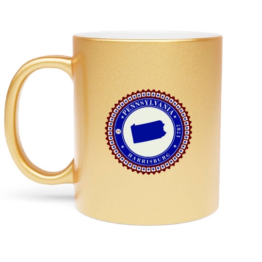 Pennsylvania Metallic Mugs