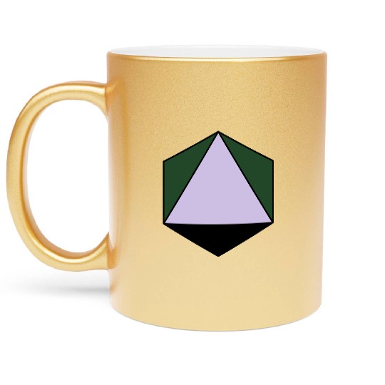 platonic solid Metallic Mugs