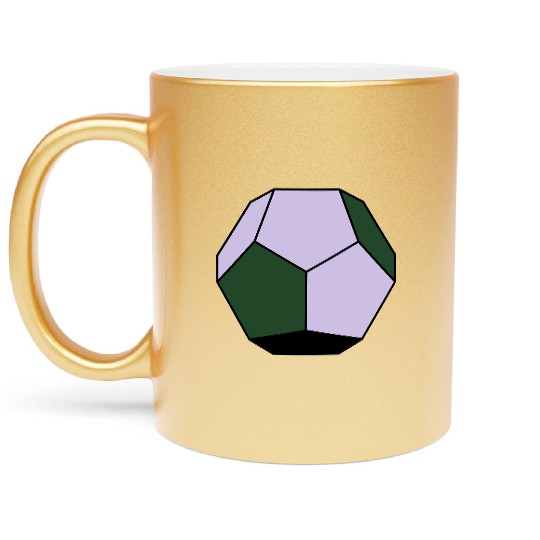 platonic solid Metallic Mugs