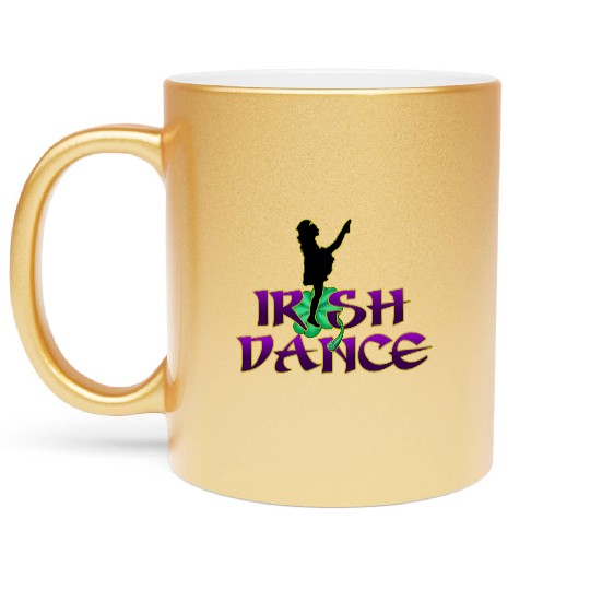 Irish Dance Metallic Mugs