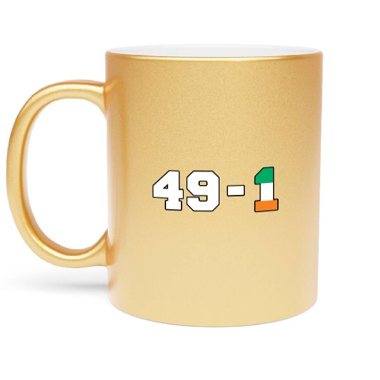 49-1, Conor McGregor vs Floyd Mayweather Metallic Mugs