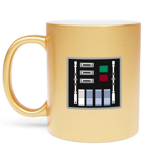 Darth Vader Control Panel - A New Hope Metallic Mugs
