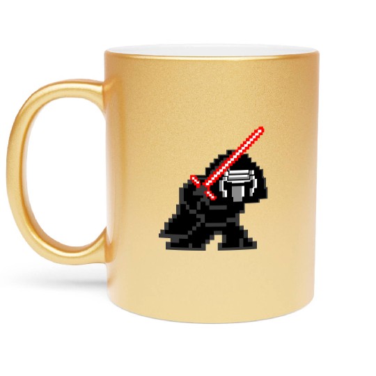 8-bit Kylo Ren Metallic Mugs
