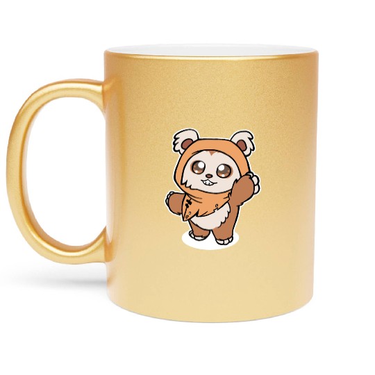 Baby Ewok Metallic Mugs