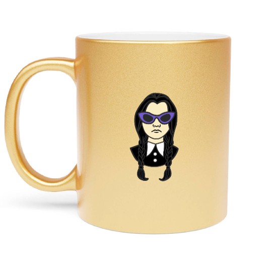 It's Wednesday Metallic Mugs