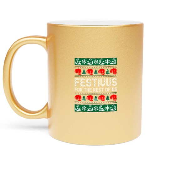 Festivus For The Best of Us Metallic Mugs