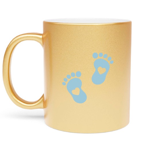 Baby Feets Metallic Mugs