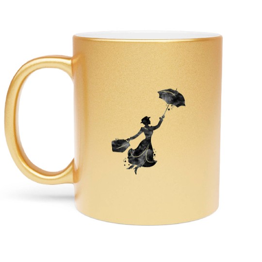 Mary Poppins Metallic Mugs