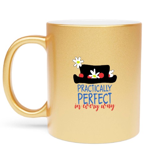 Mary Poppins Metallic Mugs