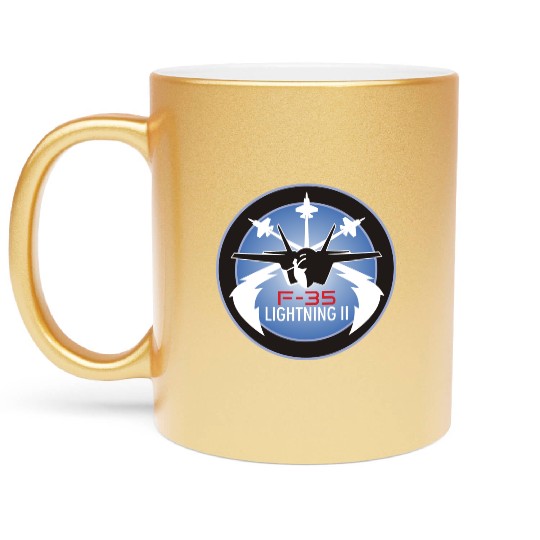 F-35 Lightning II Metallic Mugs