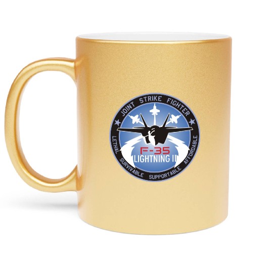F-35 Lightning II Metallic Mugs
