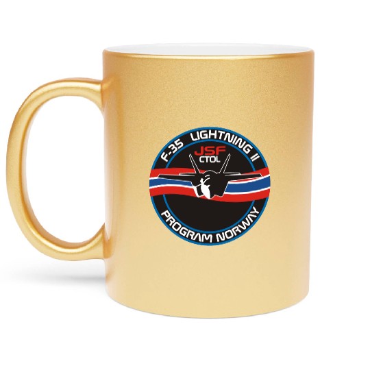 F-35 Lightning II Norway Metallic Mugs