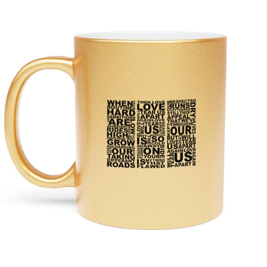 Joy Division Love Will Tear Us Apart Lyrics Metallic Mugs