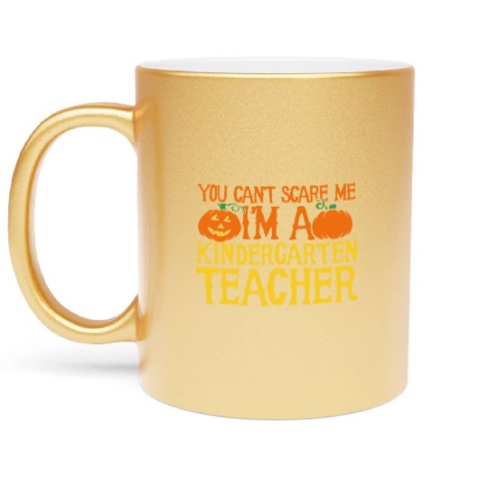 Kindergarten Teacher Metallic Mugs