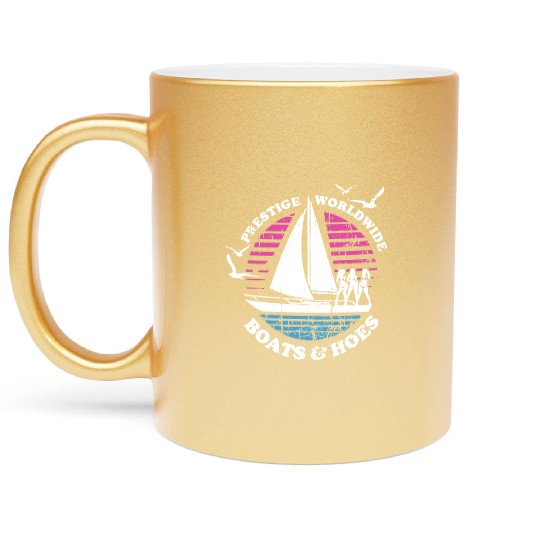 Boats N Hoes Step Brothers Huff Doback Anchor Metallic Mugs