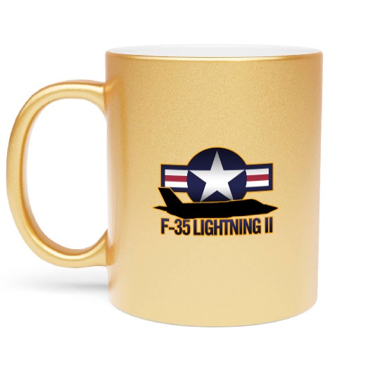F-35 Lightning II Metallic Mugs