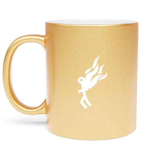 Burning Man Metallic Mugs