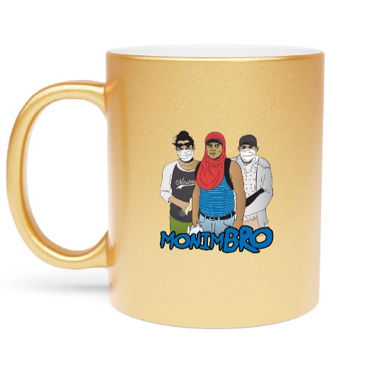 Monimbo Indigenous people of Nicaragua Metallic Mugs