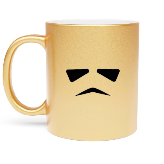 Stormtrooper minimalist Metallic Mugs
