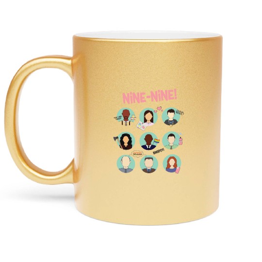 Brooklyn Nine - Nine Squad Metallic Mugs