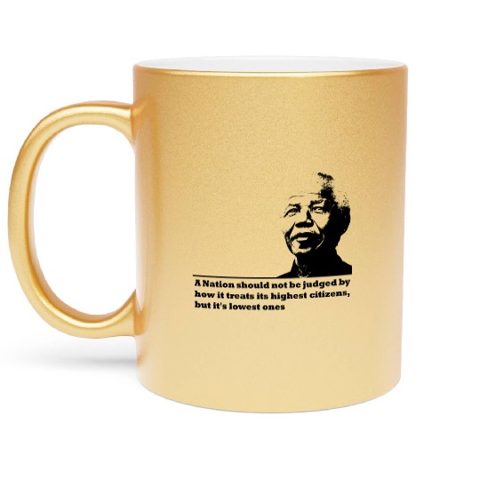 Nelson Mandela Metallic Mugs