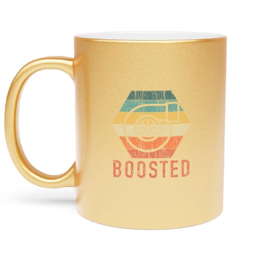 Turbo Car Boosted Metallic Mugs