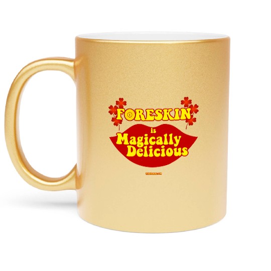 "Magically Delicious" by Trish Causey Metallic Mugs