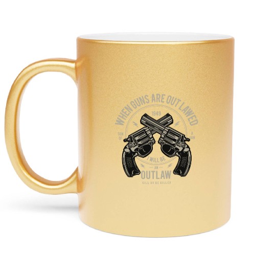 Outlaw Metallic Mugs