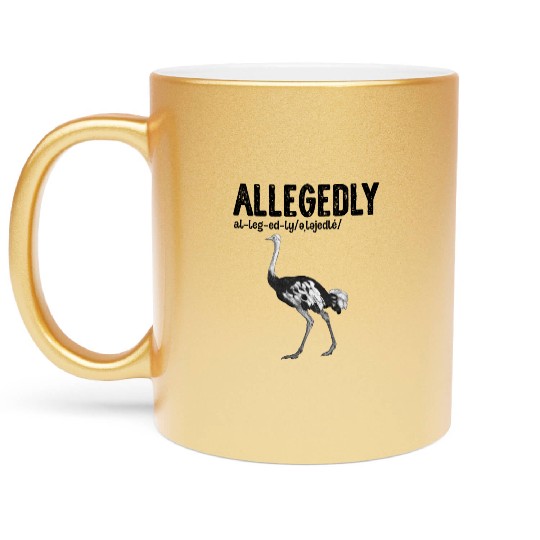 Letterkenny Allegedly English Teacher Gift Metallic Mugs