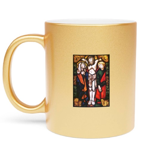 Scenes from the life of the Virgin Mary Metallic Mugs