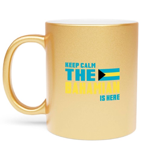 Keep Calm Bahamas Design / Gift Metallic Mugs