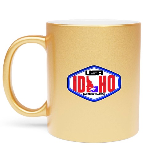Idaho Division Team USA Wrestling Metallic Mugs