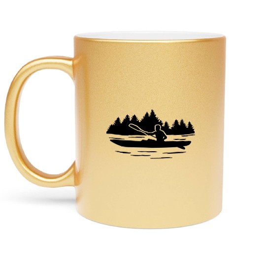 Canoe, Kayak and Nature Metallic Mugs