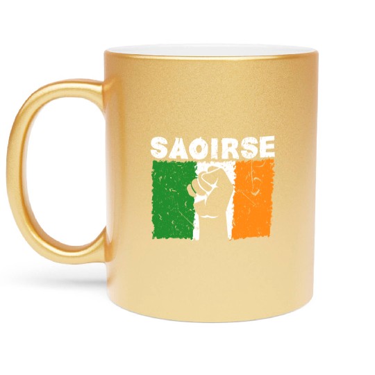 Saoirse Irish Republican Conservative Capitalist I Metallic Mugs