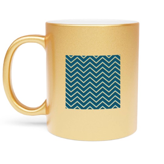 zig zag Metallic Mugs