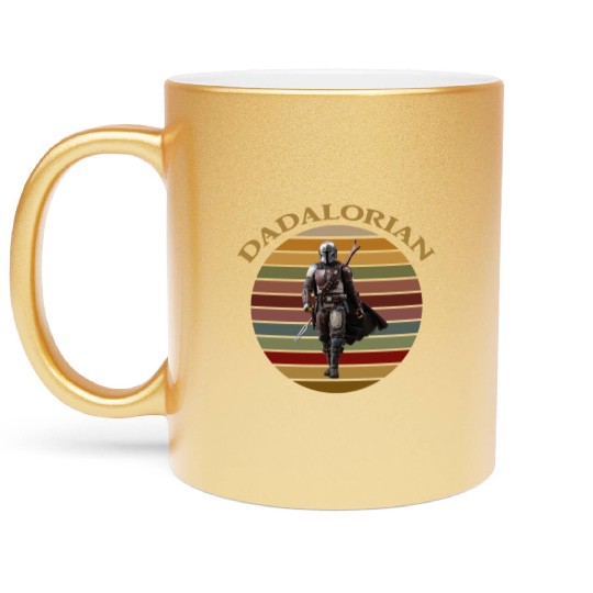 Dadalorian Metallic Mugs