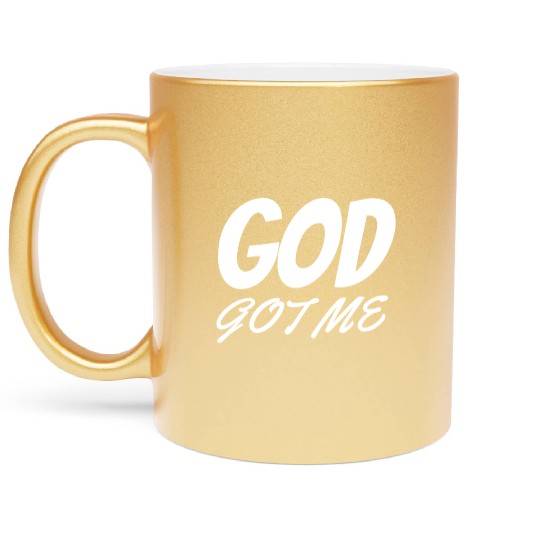 God Got Me - Christian Metallic Mugs