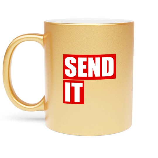 Send it Metallic Mugs