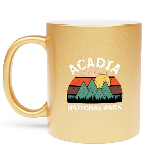 Acadia National Park Gift Metallic Mugs