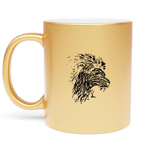 2reborn Lion King Jungle Wildcat Metallic Mugs