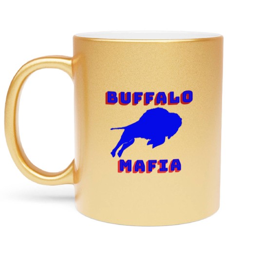 Bills Mafia Metallic Mugs Makes A Great Gift For Buffalo Spo