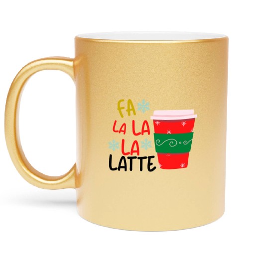 FA La La La Latte Metallic Mugs