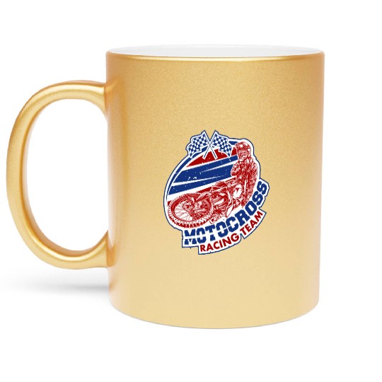 Motocross Racing Team Metallic Mugs