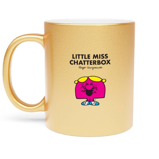 Mr Men Little Miss Chatterbox Metallic Mugs