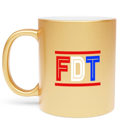 Biden Kamala Funny Anti Trump FDT Donald Trump Metallic Mugs