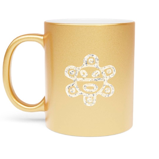 Taino Sun Puerto Rico Cities And Towns Boriken Bor Metallic Mugs