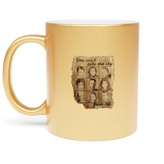 Firefly Burned Poster Metallic Mugs